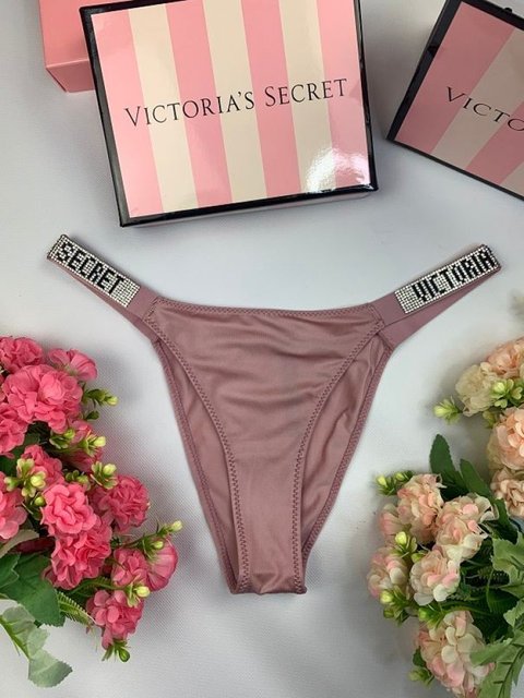 Трусы Женские Victoria's Secret Very Sexy Бразилиана Темно-розовый wu073 26216 фото