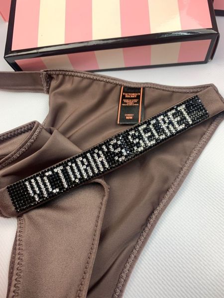 Трусы Женские Victoria's Secret Very Sexy Бразилиана Коричневый wu074 26217 фото