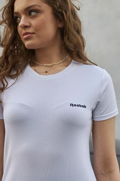 Жіноча футболка Reebok біла 33369 фото