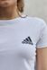 Жіноча футболка Adidas біла 33387 фото 4